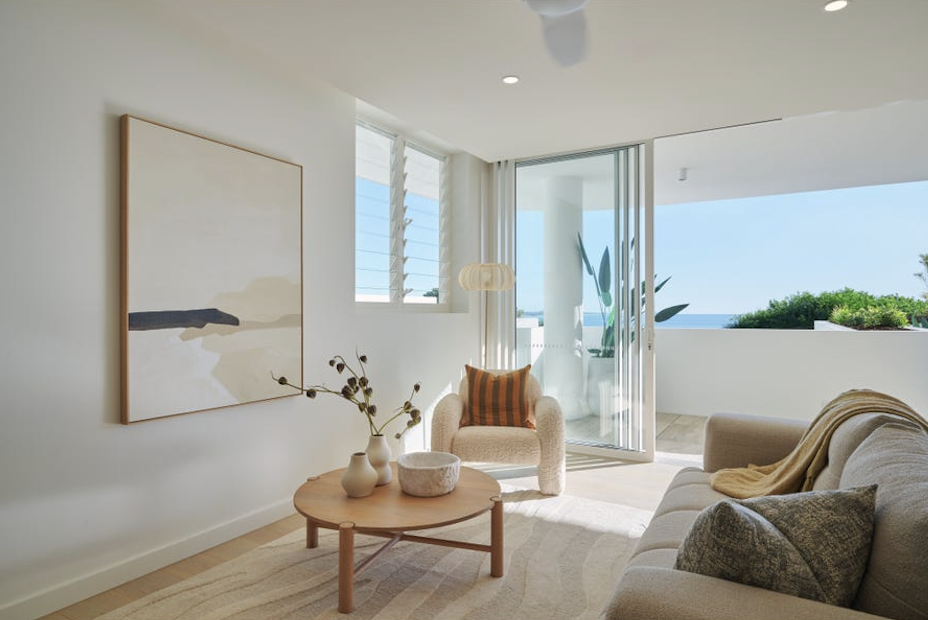 'Lagune' Moffat Beach by Joe Adsett, 101/20 Queen of Colonies Parade, Moffat Beach, Qld 4551 styled by Blink Living